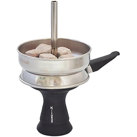 Kitosun Hookah Bowl Set - Silicone Hookah Tobacco Shisha Bowl with Heat Management Screen Charcoal Holder for Smoking Shisha Hookah Easy Replace Charcoal Fast Cleaning Cover
