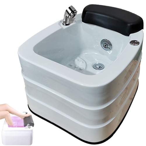 Bañera de pies portátil con masaje y luz