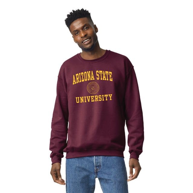 Image of Ivysport Crewneck Sweatshirt for College, Heritage Logo, Color, Adult Unisex