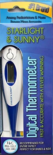 Premium Digital Instant Read Thermometer, for All Family Members. Perfect Fever Warning Temperature Monitor, for Cold flu. Easy & Fast Readings, a Unique Temperature Sensor. Kid & Pet Approved.
