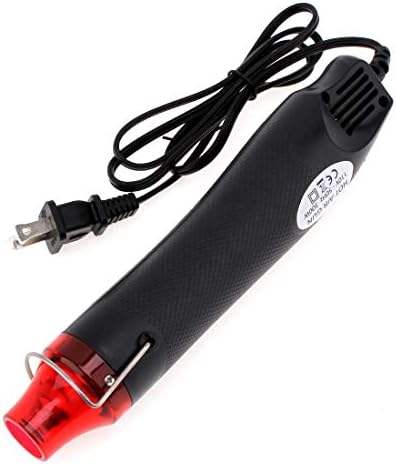 ChgImposs Mini Hot Air Gun, 110V 300W Portable Multi Function Electrical Heat Tool for DIY Embossing, Shrink Wrapping, Drying Paint