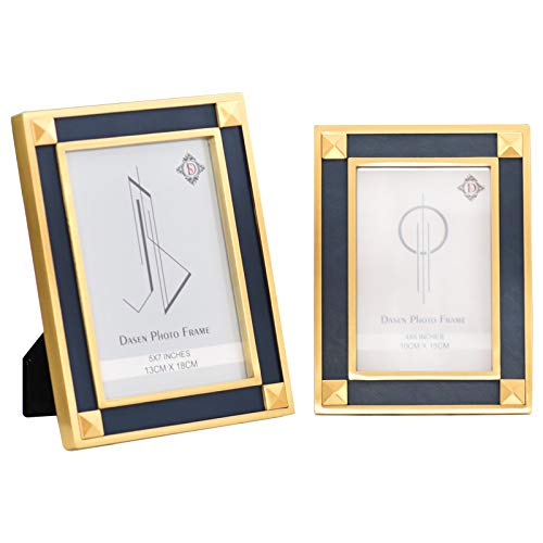 HOHOME Dekorative 6"7" Messing mit Lederdekoration 7 Zoll Messing