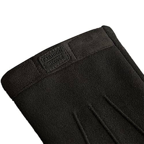 Db11 Cold Weather Gloves For Men Lightweight Warm Lined Touch Screen Formal Winter Glove (Black), One Size #TOP4