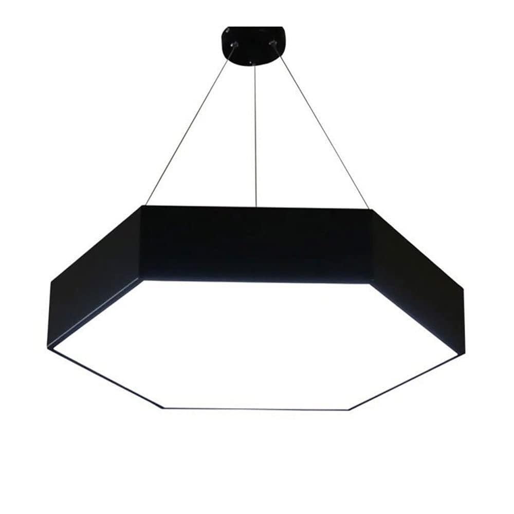 Lustre suspendu hexagonal pour remplacer un plafonnier terne par un éclairage moderne