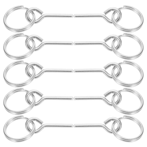 DEARMAMY Robuste Fiberglas Zeltverbindungsstifte 10 Stück Camping Zeltseilringe für Wanderzelte Vielseitiges Outdoor Zeltzubehör Leicht und Langlebig Kompatibel mit Verschiedenen Zeltarten