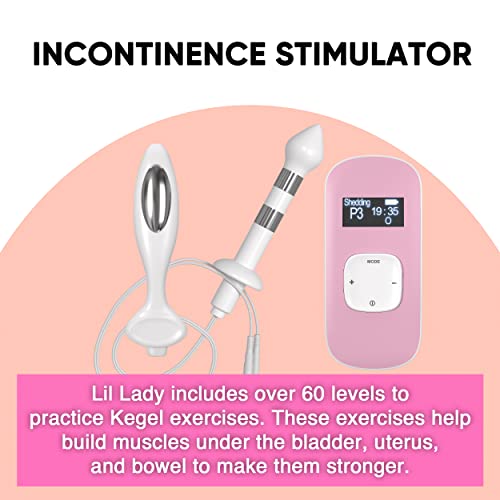 Lil Lady Kegel Exerciser Incontinence Stimulator | Auto Kegel Technology | X2 Probes For Bladder Control & Pelvic Floor Strengthening | Muscle Toner Device For Women & Men #TOP1
