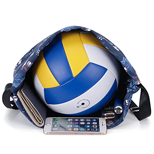 Miniatura 6 de Hawee Impermeable Casual Mochila Con Cordón Grande Deporte Bolso De Gimnasia Mochila De Cuerda Unisex Para Mujer Hombre Vida Cotidiana Aire Libre Yoga Escuela Playa Nadar