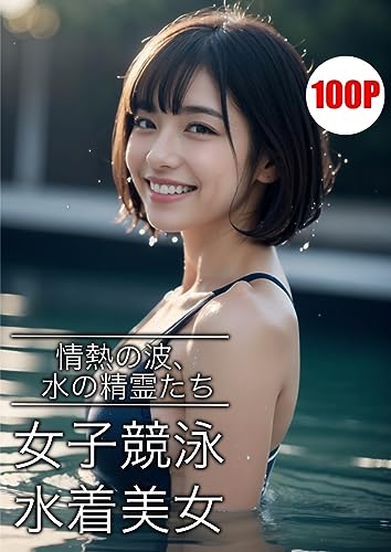 女子競泳水着美女【AIグラビア写真集】: 情熱の波、水の精霊たち (タイガーAIランド)
