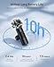 MENERESAS 3-in-1 Mini Microphone for iPhone: Wireless Lavalier Microphones for iOS/Android/Camera - Noise Reduction Lapel Mic for​​Live Stream - HiDefSound for Video Mavericks - Texture Black