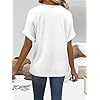 T-Shirts-Short-Sleeve-V-Neck-Tees-Womens-Fashion-Tops-Trendy-Lightweight-Soft-2025-Casual-Summer-Spring-Outfits T Shirts Short Sleeve V Neck Tees Womens Fashion Tops Trendy Lightweight Soft 2025 Casual Summer Spring Outfits