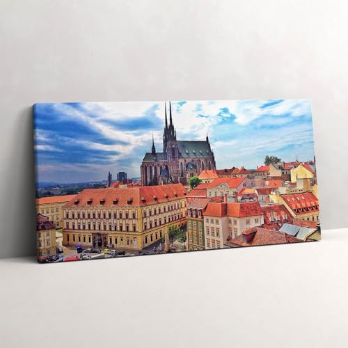 Toile murale d'art Brno resoudre le probleme des murs vides tableau photo salon 120x60cm