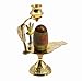 eSplanade Narmadeshwar Shiva Lingam Shiv Ling with Brass Water Pitcher and Trishul - 5.25