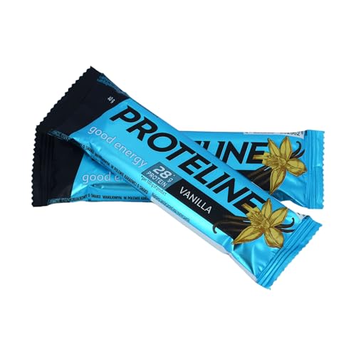 Proteïnerepen Vanille 24 × 40 g – Eiwitrepen met vanillesmaak en cacao glazuur – 28% eiwit – PROTELINE - Afbeelding 5
