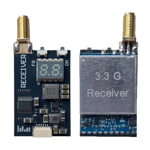 Receptor Analógico FPV 3.3G VRX RX3364 para Transmisión de Audio y Video Inalámbrico 5