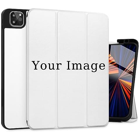 Tuiklol Personalized Photo Case for iPad Pro M2 12.9 inch 6th / 5th / 4th / 3rd Generation 2022 2021 2020 2018, Slim TPU Protective Shockproof case Custom Multi-Photo case Cover