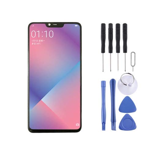 Écran LCD et Digitizer Oppo A3s bloc vitre tactile assemblé avec cadre noir