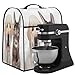 Kitchen Aid Mixer Cover Compatible with 6-8 Quart, Animal Dog Cat Stand Mixer Cover with 4 Pockets Washable Applicance Dust Cover Fits All Tilt Head & Bowl Lift Models, Easy Cleaning,A-172