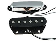 Quality Alnico 5 Magnets Vintage Pickups Set; 50's Vintage Tele Sound Neck 50mm & Bridge 54mm Pole Spacing; Resistance: Neck 7.6K 1.64H ; Bridge 7.4K 3.6H (+/- 10% error) Well made quality guitar pickups, not cheap and inferior pickups in the market;...
