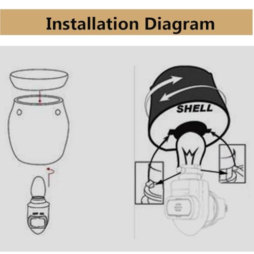 Image of Auto On Sensor Plug in Night Light Module,Wall Light Plug with Light Sensitive On /Off Switch,Rotating E12 Base Night Light Socket for Making Your Own DIY Decorative Night Lights