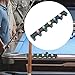rockible 6 Hole Pool Cue Holder Billiard Cue Sticks Rack Portable Cues Claw Cues Rest for Adults Desk Sports Community Center Lovers