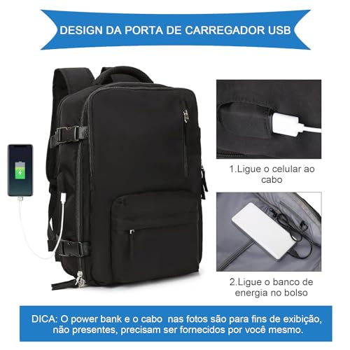 Uso da Porta USB na Mochila