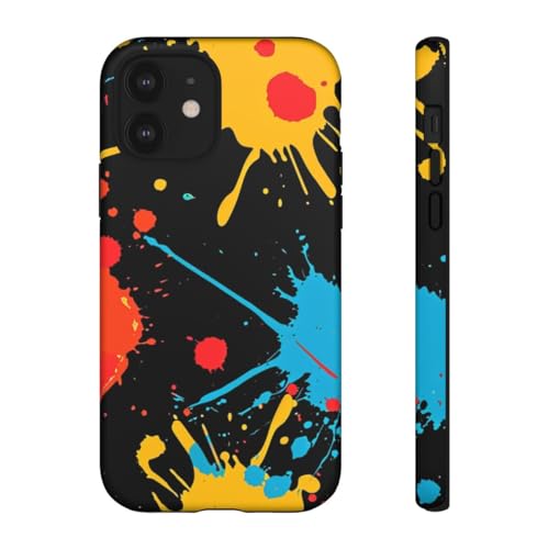 Coque iPhone 12 rigide mate peinture colorée antichoc