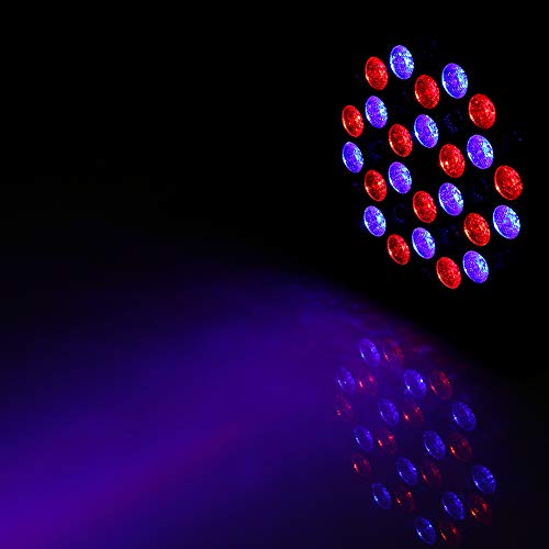 Greensen Stage Light Party Disco Club-lamp DMX512 met EU-afstandsbediening, 220 V ~ 240 V, voor school, bruiloft, hotel, pub bar, 72 W, 36 LED RGB - Image 7