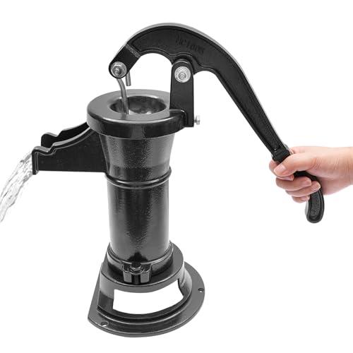 WUSILILU Cast Iron 25ft Manual Well Pump