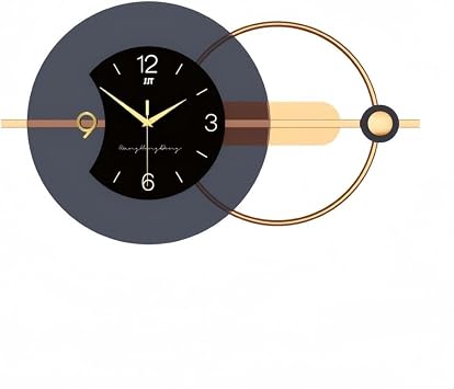 Modern Decorative Wall Clock, Creative Wall Clock, Large Modern Wall Clock, Metal Wall Clock, Modern Clock Wall, Clocks for Living RoomGold