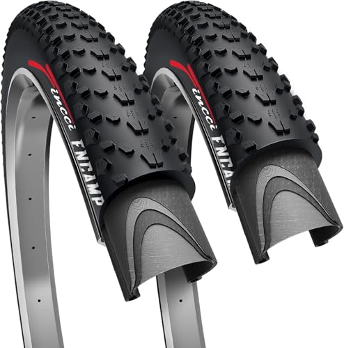 Fincci 26x1.95 Bike Tire Set, 50-559, Kevlar Bead, 2 Pack
