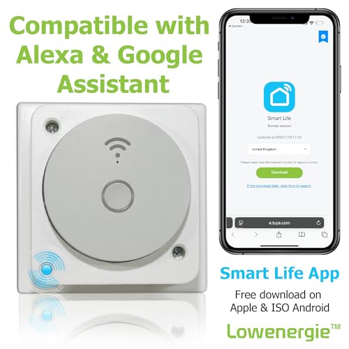 Lowenergie Smart WiFi Plug, No Hub Required, Works with Alexa & Google Assistant, Remote Control via App, Timer Function, Voice Control, 13A, UK Plug, for Home Automation - Image 5