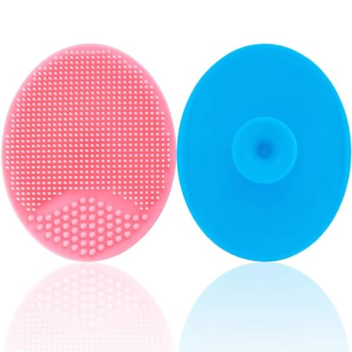 Eitheo Limpiador corporal de silicona para bebés - Cepillo de masaje suave para recién nacidos, exfoliante y limpieza, no tóxico y suave al tacto (1 unidad, colores surtidos)