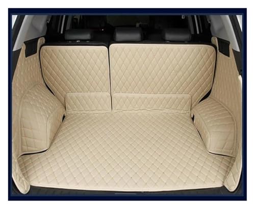 Tapis de coffre pour Tesla Model S 2014-2020 couverture complète beige