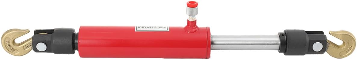 10 Ton Hydraulic Pull Back Ram, Hydraulic Puller Ram with 5" Stroke, Pull Back Jack for Auto Body Straightening, Hydraulic Ram Cylinder for Truck & Farm Equipment Repair, 8100 PSI, All-Steel Construct