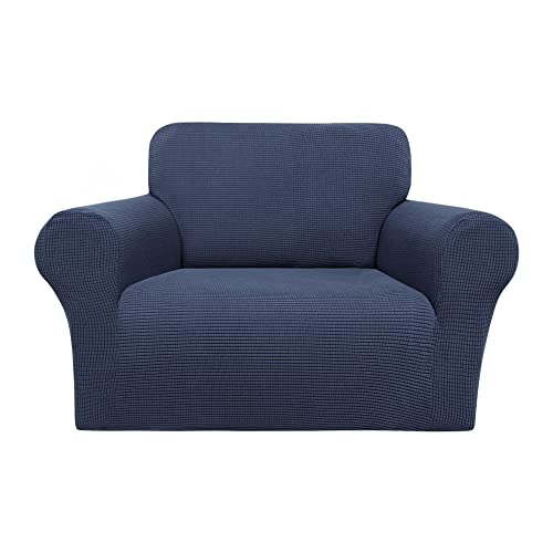 PiccoCasa Stretch Sofa Slipcover, 1-Piece Couch Seat Cover for Sofa Living Room, Spandex Jacquard Checks Sofa Covers