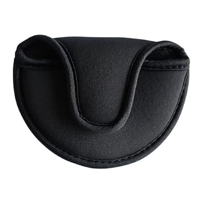 Hireko Black Neoprene Mallet Putter Head Cover, Fits Standard Size Right and Left Handed Mallet Putters