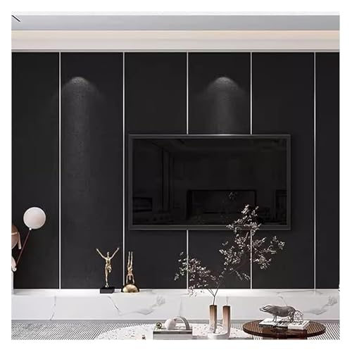 Panneaux muraux à décoller et à coller noir gris isolant phonique - 2