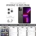 BERFY for iPhone 13 Pro Max Case, Compatible with MagSafe, Built-in Privacy Screen Protector and Camera Protection, Anti-Spy Full Body Shockproof Clear Phone Case for 13 Pro Max 6.7