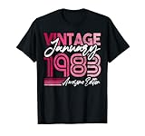 Photo Gallery 1982 compleanno design donne nato gennaio 1982 maglietta Photo Gallery 1982 compleanno design donne nato gennaio 1982 maglietta
