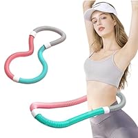 WRQIOO Hula Hoop mit Gewicht, Fitness Hula Hoop, Faltbare Hula Hoop aus PVC, Weiche Fitnessreifen, Spring H-ula H-OOP mit Gewicht Leise, Verbrennt Schnell Fett, zur Gewichtsreduktio für Erwachsene