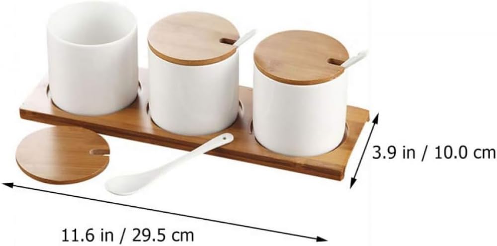 Gewürzglas, 1 Set Keramik-Gewürztopf, Pfefferstreuer, Salzstreuer, Zuckerdose, Gewürzbehälter, Küchenaufbewahrungsbehälter, Weiß