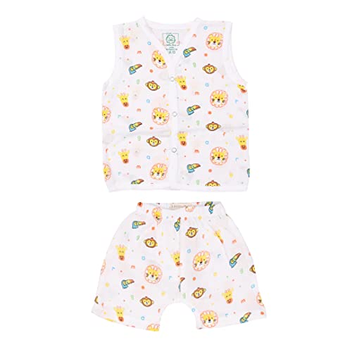 Image of A toddler thing Unisex Sleeveless vest (Jabla) and shorts