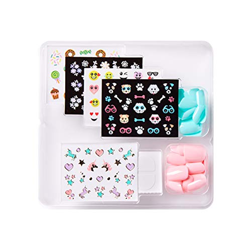 KISS Broadway Little Diva Nail Art Kit, Safe On Natural Nails, Mom Approved, Over 250 Nail Stickers, 48 Ready-To-Wear… - Image 3