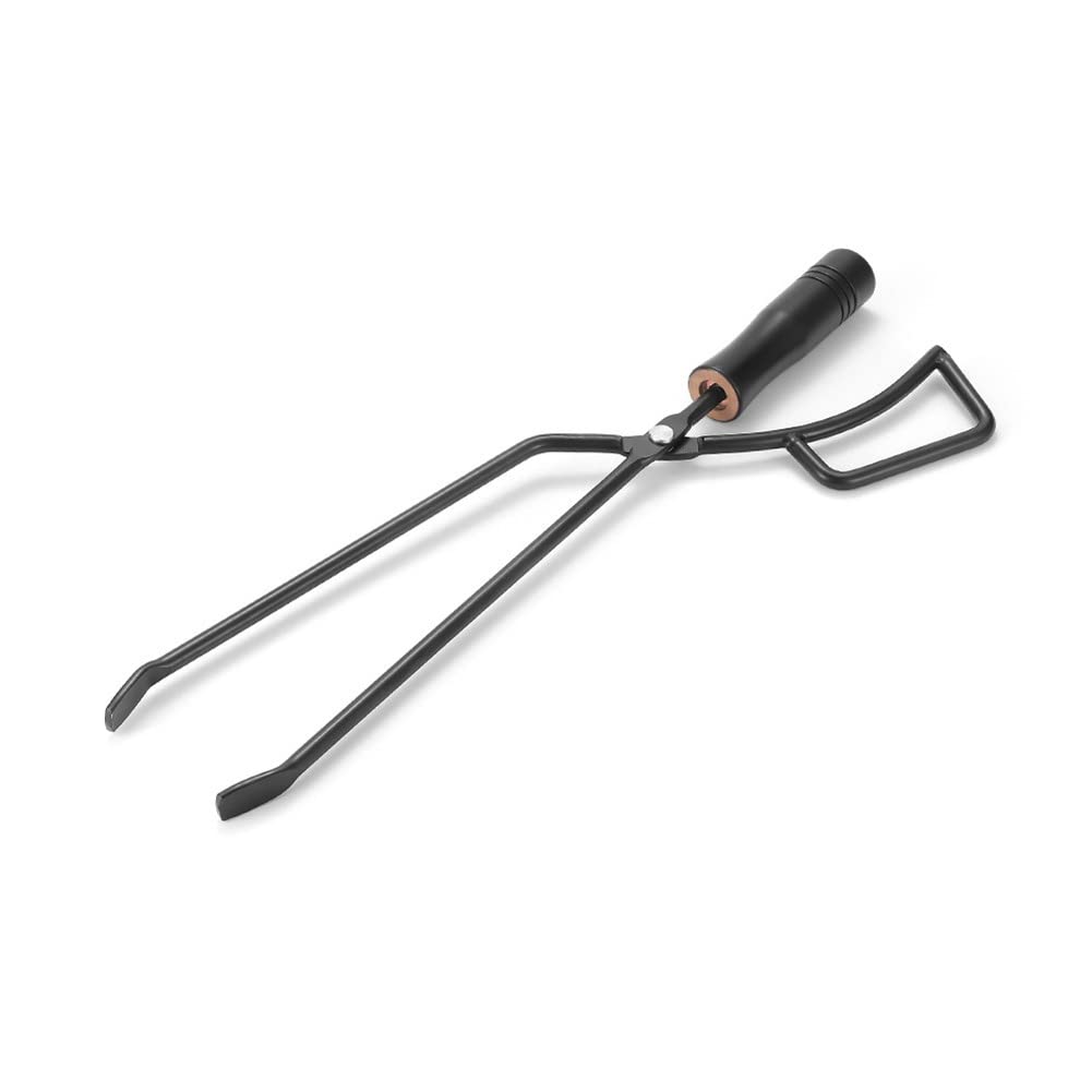 SPORTARC Pinze resistenti in ghisa per camino, in acciaio , per barbecue, legna da ardere e campeggio, per camino, in acciaio , per barbecue