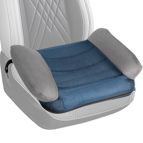 Cojín de asiento de coche | Hinchable, antideslizante, refuerzo para asiento de coche | Asientos portátiles Riser Short People | Cojín grueso y ajustable en altura para viajar, fácil de inflar