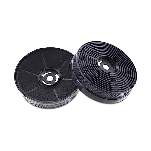 DL-pro Lot de 2 filtres à charbon actif pour hotte aspirante PKM CF140 S13-60 BBPY S22-60 BBPY Klarstein 10032844 PROKIRA PRCF140 Respekta CH 33060 SB CH...