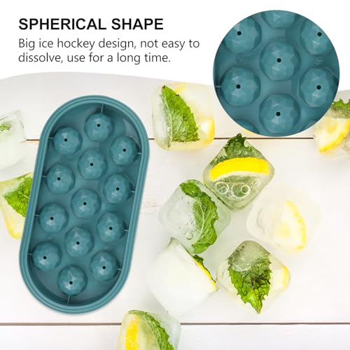 Molde para cubitos de hielo en forma de bola TEHAUX 3 piezas miniatura 5