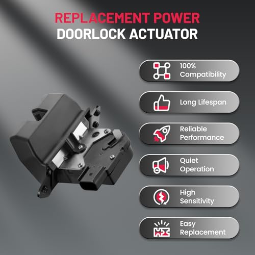 Image of SYERAL Trunk Latch Lock Actuator Compatible with Hyundai Santa Fe 2013-2018, Santa Fe Sport 2015-2018, Santa Fe XL 2013-2019, Compatible with Kia Sedona 2016-2021, Sorento 2014-2015 81230-3Z000