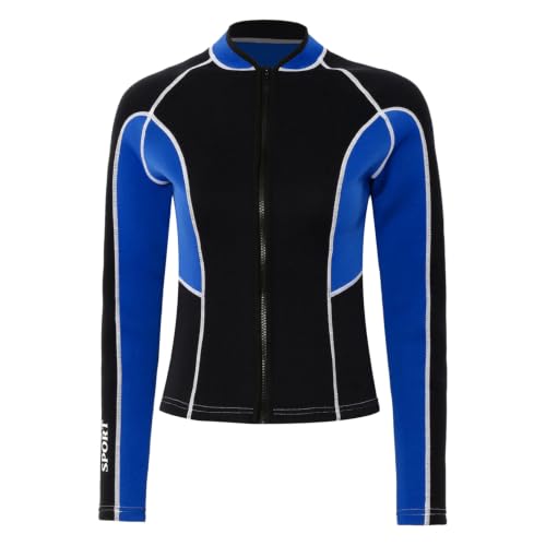 Camiseta para mujer de neopreno para deportes acuáticos y buceo miniatura 5