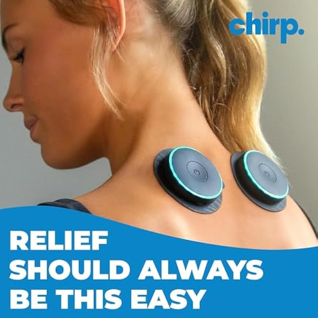 Chirp Halo Wireless Muscle Stimulator ¨C Portable EMS Device for Muscle Recovery, Pain Relief, and Strength Training, Stimulate Muscles for Faster Recovery & Growth